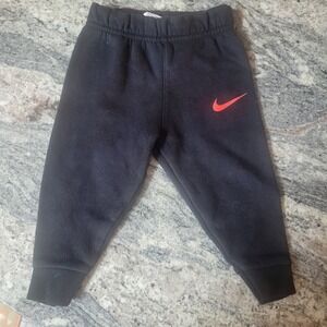 Nike Sweats Toddler 12 Month Red & Black